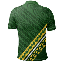 Cook Islands Rugby With Polynesian Polo Shirt - Polynesian Pride