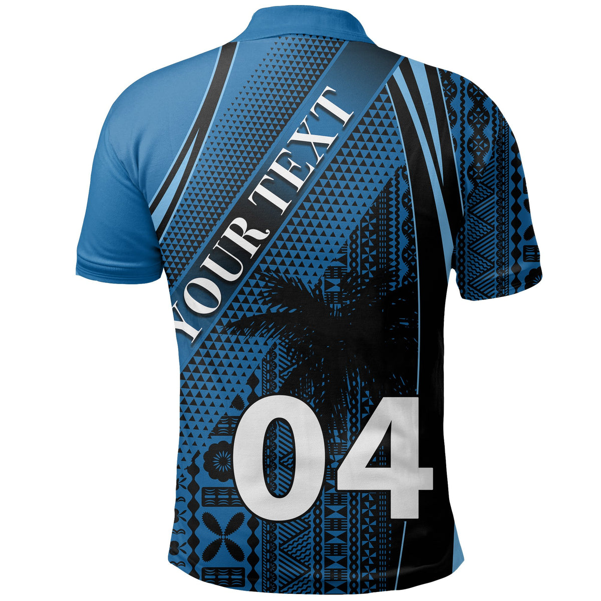 Custom Fiji Polo Shirt Special Style Tapa No.2 - Polynesian Pride