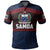 Samoa Rugby Polynesian Patterns Polo Shirt Blue Unisex Blue - Polynesian Pride