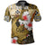 Custom Hammerhead shark Polo Shirt Hawaii Style Gold LT6 Unisex Gold - Polynesian Pride