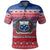 Samoa Christmas Manuia Le Kirisimasi Polo Shirt LT6 Red - Polynesian Pride