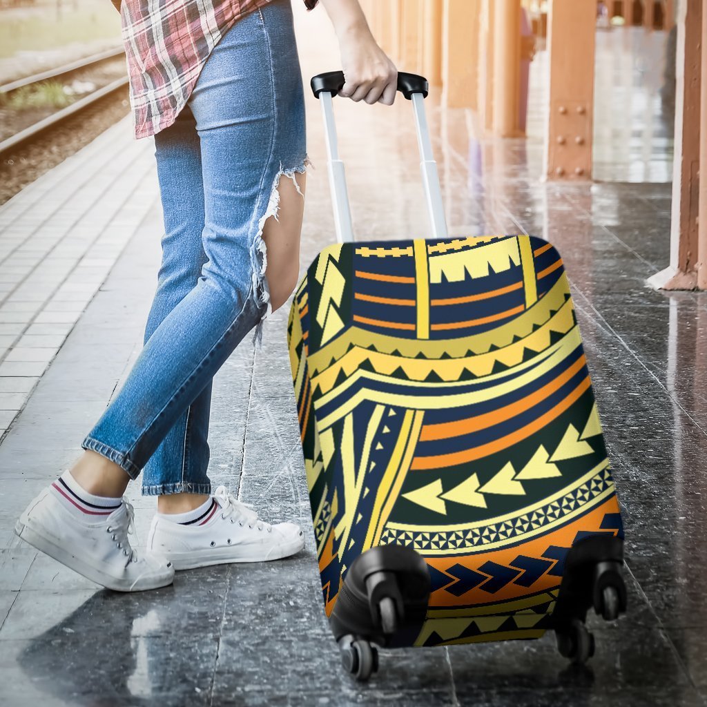 Polynesian Tattoo Luggage Cover - Polynesian Pride