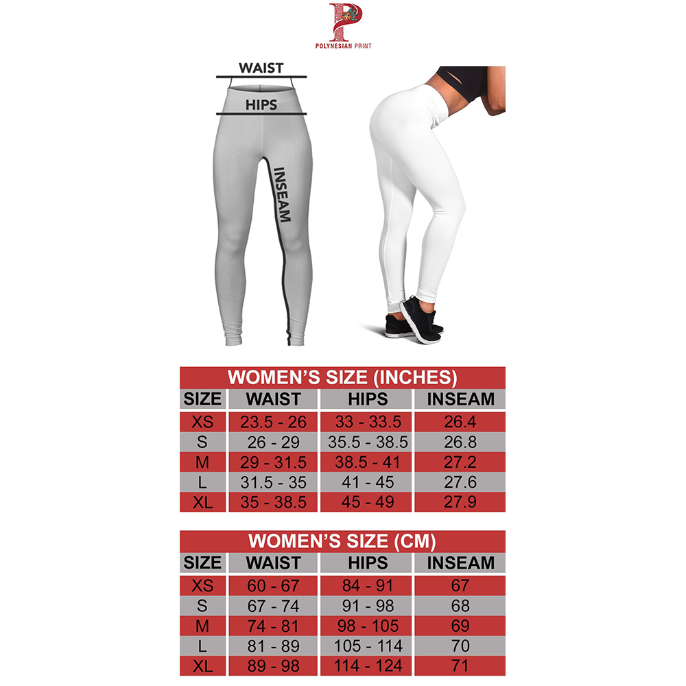 Polynesian Women's Leggings - Rising 1st - Polynesian Pride