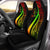 Palau Custom Personalised Car Seat Covers - Reggae Polynesian Tentacle Tribal Pattern Crest Universal Fit Reggae - Polynesian Pride