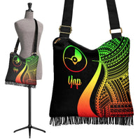 Yap Boho Handbag - Reggae Polynesian Tentacle Tribal Pattern - Polynesian Pride