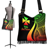 Wallis And Futuna Boho Handbag - Reggae Polynesian Tentacle Tribal Pattern - Polynesian Pride