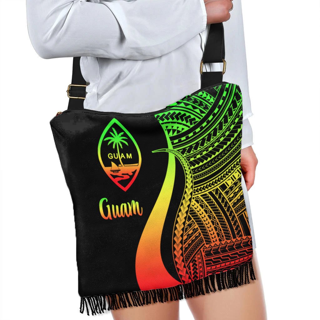Guam Boho Handbag - Reggae Polynesian Tentacle Tribal Pattern - Polynesian Pride