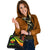 Wallis And Futuna Custom Personalised Shoulder Handbag - Reggae Polynesian Tentacle Tribal Pattern - Polynesian Pride