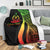 Vanuatu Custom Personalised Premium Blanket - Reggae Polynesian Tentacle Tribal Pattern - Polynesian Pride