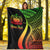 Samoa Custom Personalised Premium Blanket - Reggae Polynesian Tentacle Tribal Pattern - Polynesian Pride