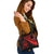 Vanuatu Custom Personalised Shoulder Handbag - Red Polynesian Tentacle Tribal Pattern - Polynesian Pride