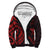 Fiji Sherpa Hoodie - Red Tentacle Turtle Red - Polynesian Pride