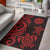 Tahiti Area Rug - Red Tentacle Turtle - Polynesian Pride