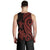 Niue Men's Tank Top - Red Tentacle Turtle - Polynesian Pride