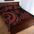 Pohnpei Quilt Bed Set - Red Tentacle Turtle - Polynesian Pride