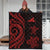 Tokelau Premium Quilt - Red Tentacle Turtle - Polynesian Pride