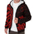 Chuuk Sherpa Hoodie - Red Tentacle Turtle - Polynesian Pride