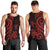 Niue Men's Tank Top - Red Tentacle Turtle - Polynesian Pride