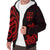 Fiji Sherpa Hoodie - Red Tentacle Turtle - Polynesian Pride