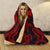 Wallis and Futuna Hooded Blanket - Red Tentacle Turtle - Polynesian Pride