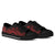 Tokelau Low Top Canvas Shoes - Red Tentacle Turtle - Polynesian Pride