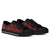 Tahiti Low Top Canvas Shoes - Red Tentacle Turtle - Polynesian Pride