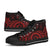 Niue High Top Shoes - Red Tentacle Turtle - Polynesian Pride