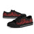 Tahiti Low Top Canvas Shoes - Red Tentacle Turtle - Polynesian Pride