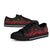 Tokelau Low Top Canvas Shoes - Red Tentacle Turtle - Polynesian Pride