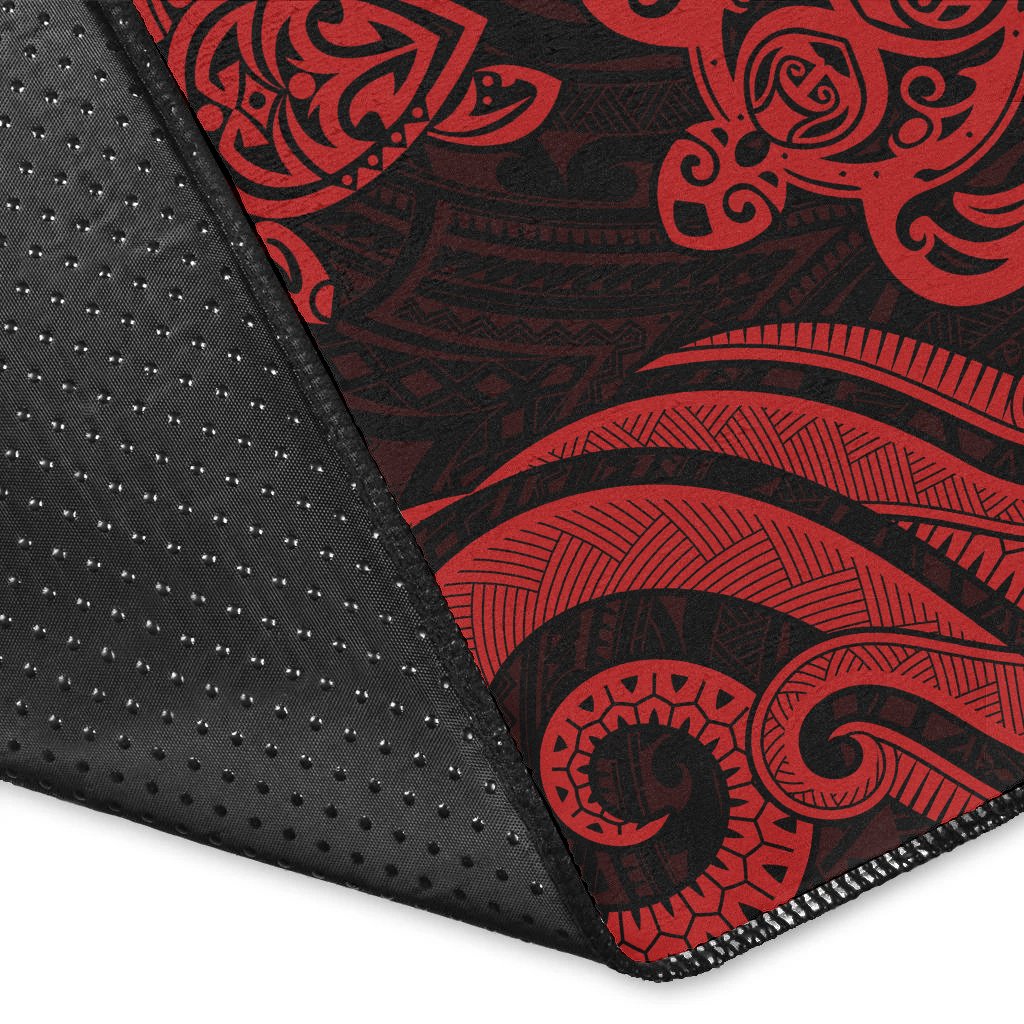 Guam Area Rug - Red Tentacle Turtle - Polynesian Pride