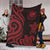 Federated States of Micronesia Premium Blanket - Red Tentacle Turtle - Polynesian Pride