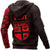 Fiji Hoodie Fiji Seal Polynesian Tattoo Style Red - Polynesian Pride