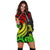 Tuvalu Women Hoodie Dress - Reggae Tentacle Turtle - Polynesian Pride