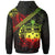 Samoa Custom Hoodie Polynesian Patterns With Coat of rms Reggae Color - Polynesian Pride