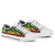 Federated States of Micronesia Low Top Canvas Shoes - Reggae Tentacle Turtle - Polynesian Pride