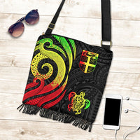Fiji Boho Handbag - Reggae Tentacle Turtle Boho Handbag One Size Reggae - Polynesian Pride