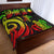 Northern Mariana Islands Quilt Bed Set - Reggae Tentacle Turtle - Polynesian Pride