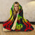 Yap Hooded Blanket - Reggae Tentacle Turtle - Polynesian Pride