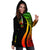 Fiji Women's Hoodie Dress - Reggae Polynesian Tentacle Tribal Pattern - Polynesian Pride