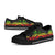 Niue Low Top Canvas Shoes - Reggae Tentacle Turtle - Polynesian Pride