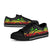 Tokelau Low Top Canvas Shoes - Reggae Tentacle Turtle - Polynesian Pride