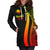 Marshall Islands Women's Hoodie Dress - Reggae Polynesian Tentacle Tribal Pattern - Polynesian Pride