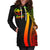 Hawaii Women's Hoodie Dress - Reggae Polynesian Tentacle Tribal Pattern - Polynesian Pride