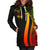 Niue Women's Hoodie Dress - Reggae Polynesian Tentacle Tribal Pattern - Polynesian Pride