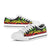 Guam Low Top Canvas Shoes - Reggae Tentacle Turtle - Polynesian Pride