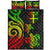 Fiji Quilt Bed Set - Reggae Tentacle Turtle - Polynesian Pride