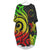 Cook Islands Batwing Pocket Dress - Reggae Tentacle Turtle Women Reggae - Polynesian Pride