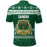 Saineha High School Christmas Polo Shirt Simple Style LT8 - Polynesian Pride