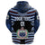 Custom Manu Samoa Rugby Hoodie Creative Style Black, Custom Text and Number - Polynesian Pride