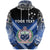 Custom Manu Samoa Rugby Hoodie Creative Style Blue - Polynesian Pride